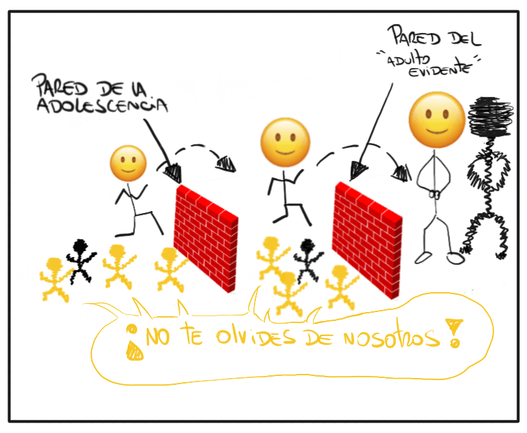 Dejar luz atrás cuando crecemos